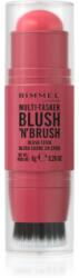 Rimmel Multi-Tasker Blush'N'brush руж в стик с четка цвят 150 Cherry On Point 8 гр