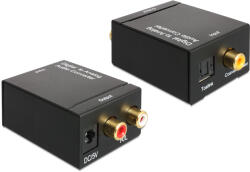 DELOCK 62444 Fekete audió konverter (62444)
