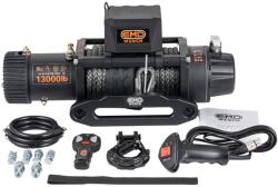 EMD Winch Troliu electric auto EMD Winch 13000lbs (5897kg), 12V, cablu sintetic, 26m, telecomandă wireless și cu fir, raport 150: 1