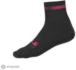 ALÉ LOGO Q-SKIN SOCKS zokni, fekete/fluo rózsaszín (L/44-47)