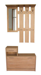 Unic Spot Filio tükrös előszobafal, fehérített tölgy