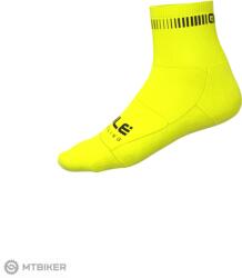 ALÉ LOGO Q-SKIN zokni, fluo sárga/fekete (M/40-43)