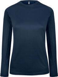 Proact Női póló Proact PA444 Ladies' Long-Sleeved Sports T-Shirt -XS, Sporty Navy