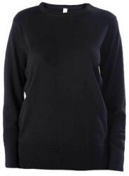 Kariban Női Kariban KA968 Ladies' Crew neck Jumper -S, Black