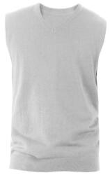 Kariban Férfi pulóver Kariban KA969 Men'S Sleeveless v-neck Jumper -3XL, Grey Melange