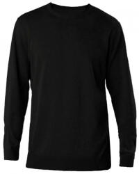 Kariban Férfi pulóver Kariban KA967 Men'S Crew neck Jumper -3XL, Black