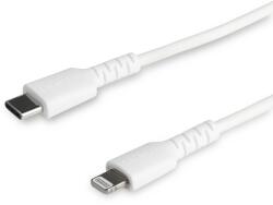 StarTech USB-C Apa - Lightning Apa Adat- és Töltőkábel - 2 m, Fehér