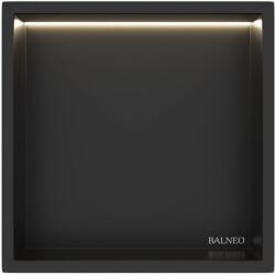 Balneo Wall Box süllyesztett polc 30 cm fekete B0101020109-1 (B01010201091)