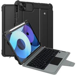Nillkin bumper combo backlit billentyűzetes defender tabletvédő, qwerty, angol nyelvű, ceruza tartó, fekete, kompatibilis: Apple IPAD Air 11, 2025, / IPAD Pro 11, 2018, / IPAD Air 11, 2024 (GP-151175)