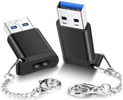 Gigapack adapter Type-C aljzat - USB 3.0, OTG, FEKETE GP-108415 (GP-108415)