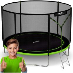 Neo-Sport Kerti trambulin 10ft/312cm külső hálóval és létrával Neo-Sport (N10Z231)