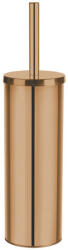 Laveo MIRI WC-kefe (97x380 mm), rose gold (fekete kefével) (ALM_850S)