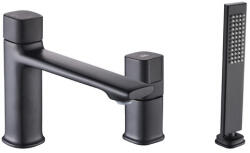 Laveo TORES süllyesztett kádcsap, 3 részes, fekete (BVT_713D) - konyhanet