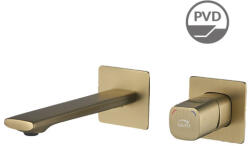 Laveo TORES mosdócsap rejtett fali beépítésre, szatin arany (BVT_G22P) - konyhanet