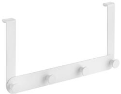 Laveo MIRI négyes akasztó zuhanykabinhoz ütközővel és szivaccsal (170x325x39 mm), fehér (ALM_615S)