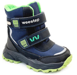 WEESTEP cizme pentru băieți căptușite cu velcro albastru (1361B2)