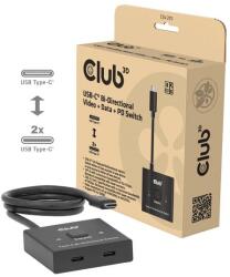 Club 3D Club 3D USB Hub - CSV-2511 (USB-C to 2xUSB-C, Bidirectional, 100W PD, 8K60Hz/4K120Hz) (CSV-2511) - pepita