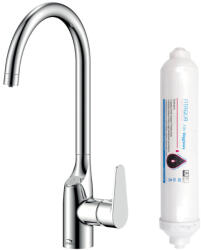 Laveo CLARO álló króm csatpelep, AMII víztisztítóval (OPBAKB098D)