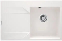 Deante Mosogatótálca, Deante Evora 1 medencés gránit mosogató csepegtetővel, balos, alabástrom ZQJ_A11L
