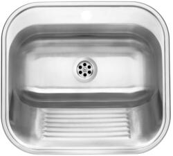 Deante Mosogatótálca, Deante ipari mosogató, 1 medencés, 55x49, 5 cm, szatén ZYK_010B