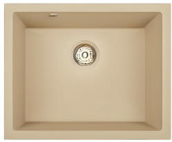 Laveo IBIZA jázmin egymedencés mosogató helytakarékos szifonnal (SBI_J10U) - watermarkt