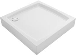 Laveo BRESSO akril fehér zuhanytálca, 90 cm, magasság: 16 cm, mélység: 5 cm (JBB_696K) - watermarkt