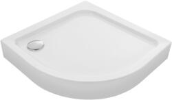 Laveo BRESSO akril fehér zuhanytálca, 80 cm, magasság: 16 cm, mélység: 5 cm (JBB_686Z)
