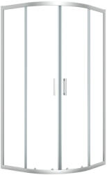 Laveo BRESSO félkör zuhanykabin 80x80x185 cm átlátszó üveg/króm (JKB_086Z) - watermarkt