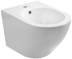 Laveo DESNA falra szerelhető bidé túlfolyóval, rögzítőszettel (VBD_600C) - watermarkt