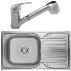 Laveo ORION 1CS SZETT kihúzható zuhanyv. króm csappal (SKO_011TR)