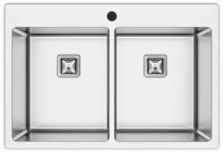  AS 390S prémium inox mosogató SZIFONNAL (AS-390S)