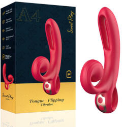 Sweet Play A4 vibrátor, mozgó szárrésszel és csiklóizgatóval - ovszer-vasarlas