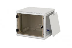 KELine Faliszekrény 6U 600x595mm mély 19" Mély levehető és zárható oldalfalakkal (RUA-06-AS6-CAY-A1) - compzone