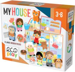 Headu Детска игра Headu - Ecoplay, Моята къща, Изгради своя свят (HMU28634)