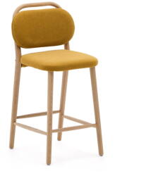 Kave Home Mustársárga bárszék (ülésmagasság 66 cm) Helda - Kave Home