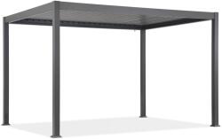 Garden Point Lagos 3x4 szabadon álló terasz pergola 3m hosszú Garden Point antracit oldalsó redőnnyel (GAP1103)