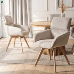 Mebel Elite Krzesło Obrotowe DIAS Beżowe