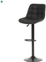  Bárszék fekete színben, szövet kárpittal AUB-V3066 BK3