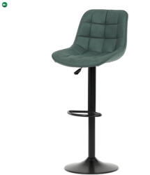  Barová židle, zelená, látka, AUB-V3066 GRN3