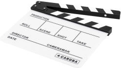 Caruba Pro fa rendező/filmes csapó tábla + kréta (fehér/fekete-fehér) (Clap/White/bw/chalk)