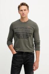 Aeronautica Militare pamut hosszúujjú - szürke S - answear - 20 390 Ft