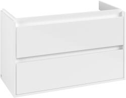 Villeroy & Boch Dulap baza suspendat Villeroy & Boch Skyla cu 2 sertare, 972x596mm, Brilliant White (C79900VE)