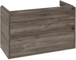 Villeroy & Boch Dulap baza suspendat Villeroy & Boch Skyla cu 2 sertare, 972x596mm, Stone Oak (C79900RK)