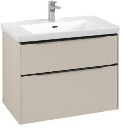 Villeroy & Boch Dulap baza suspendat Villeroy & Boch Subway 3.0 772x576x478 mm cu doua sertare, Cashmere Grey (C57401VN)
