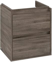 Villeroy & Boch Dulap baza suspendat Villeroy & Boch Skyla cu 2 sertare, 522x596mm, Stone Oak (C79300RK)