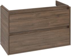 Villeroy & Boch Dulap baza suspendat Villeroy & Boch Skyla cu 2 sertare, 972x596mm, Arizona Oak (C79900VH)