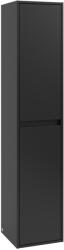 Villeroy & Boch Dulap inalt suspendat Villeroy & Boch Skyla cu 2 usi, 170x35mm, orientare stanga, Volcano Black (C80100VL)