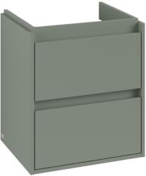 Villeroy & Boch Dulap baza suspendat Villeroy & Boch Skyla cu 2 sertare, 522x596mm, Soft Green (C79300AF)
