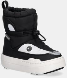 Moon Boot gyerek hótaposó MB JR PARK TUBE MID ANIMAL WP - fekete 28