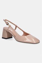 Pollini bőr flip-flop - bézs Női 41